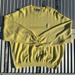 Vintage Sweater Facconable Soft Yellow